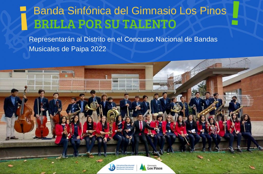 Banda Sinfónica del Gimnasio Los Pinos en el Concurso Nacional de Bandas Musicales de Paipa 2022