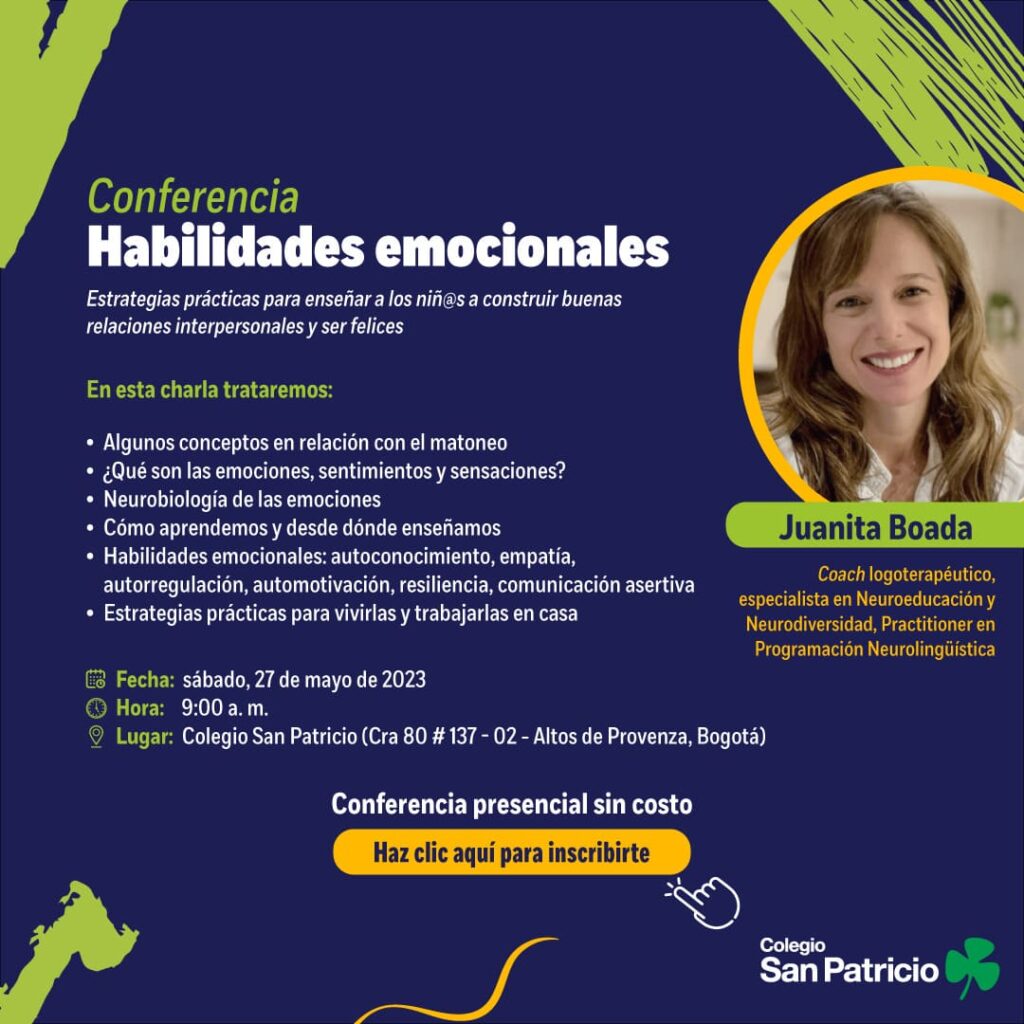 Conferencia Habilidades emocionales Juanita Boada 2023