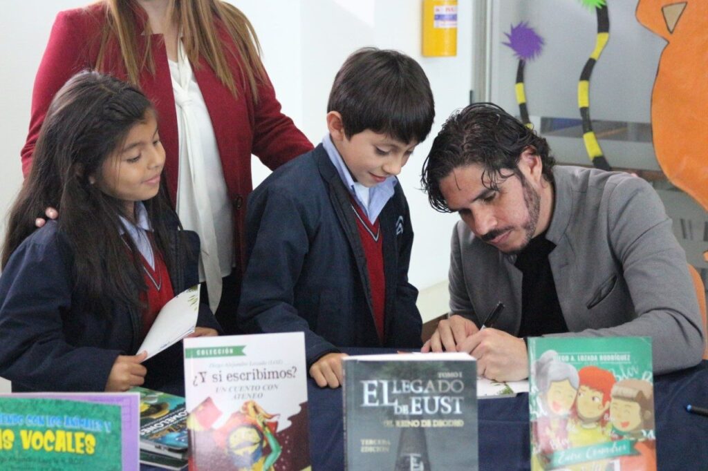 Una visita con autores increibles que motivan la literatura Colegio Agustiniano Norte