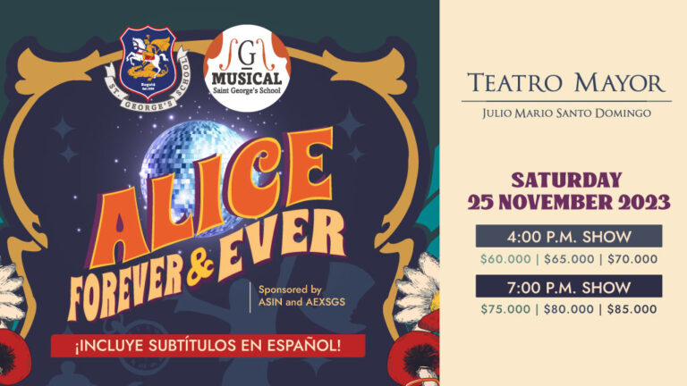 ¡Alice forever and ever, un espectáculo musical del Colegio San Jorge de Inglaterra, en el Teatro Mayor, abierto al público!