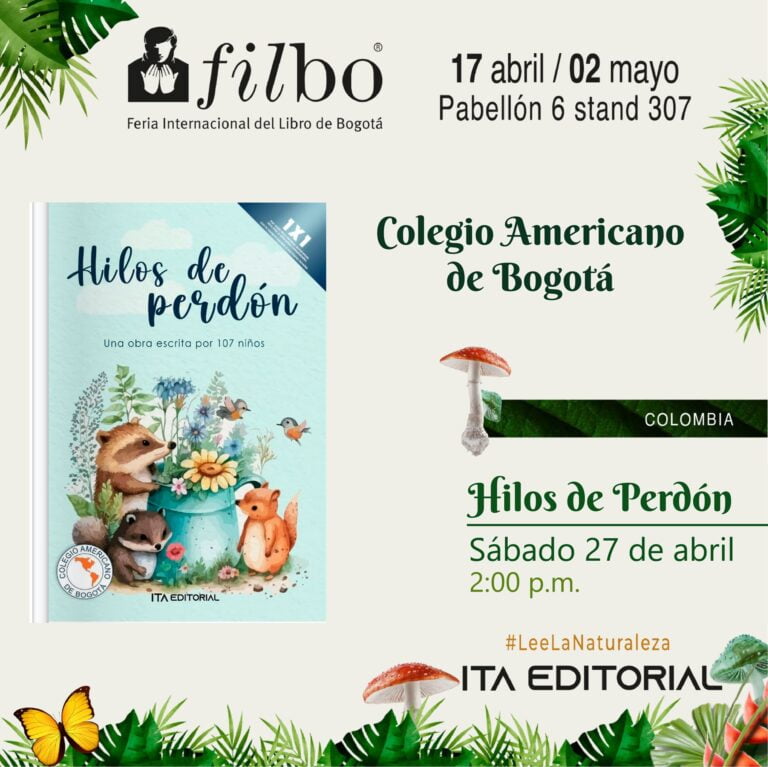 Colegio Americano de Bogotá en la Feria del Libro 2024: Presentación de Hilos de Perdón”