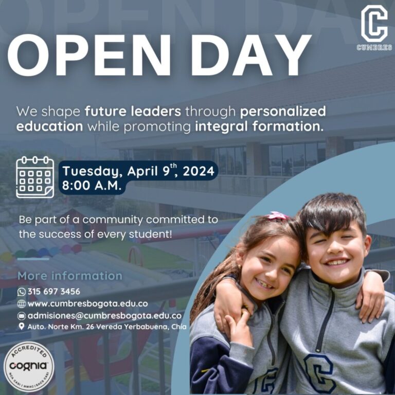 Open Day en el Colegio Cumbres en Chía: Descubre su esencia educativa