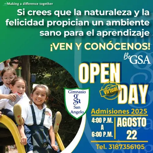 ¡Descubre el Open Day virtual del Gimnasio San Angelo Bogotá!