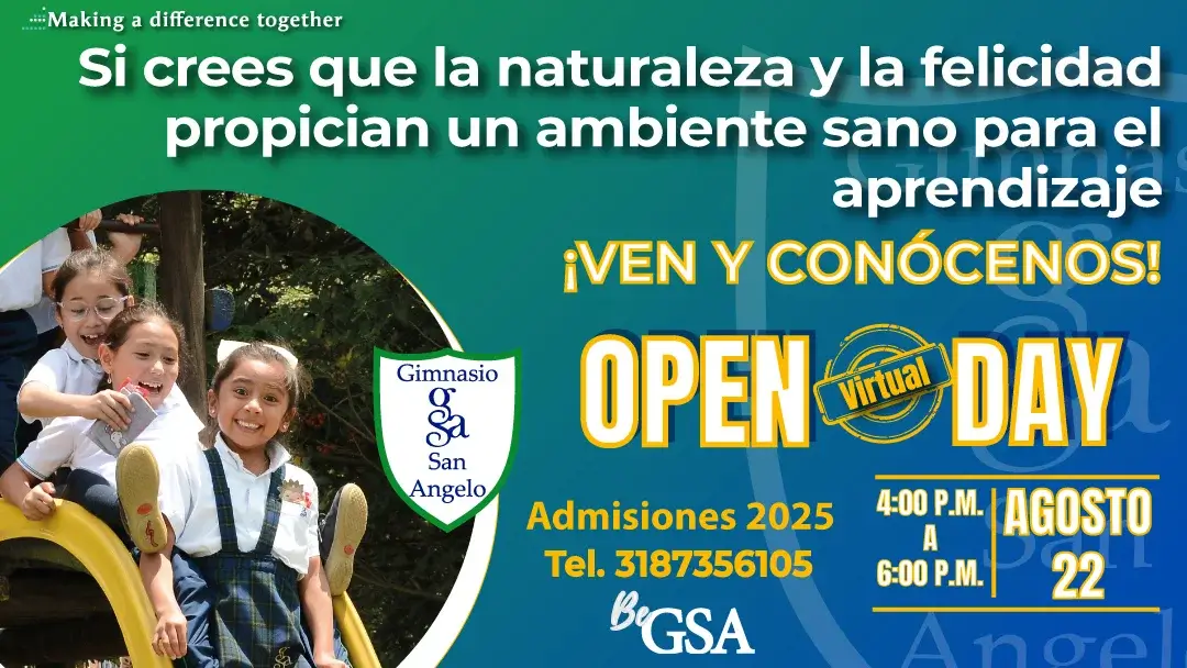 ¡Descubre el Open Day virtual del Gimnasio San Angelo Bogotá!