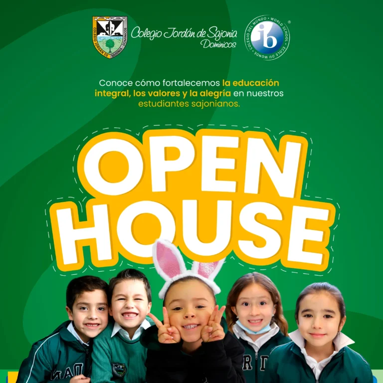 Participa en el Open house del Colegio Jordán de Sajonia (Bogotá)