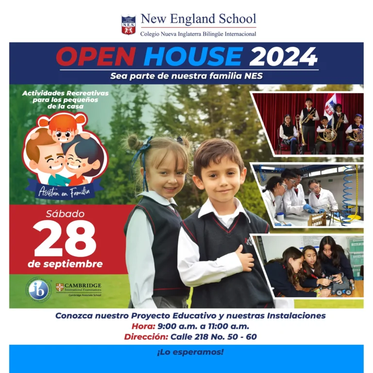 Participa en el Open House 2024 del Colegio Nueva Inglaterra