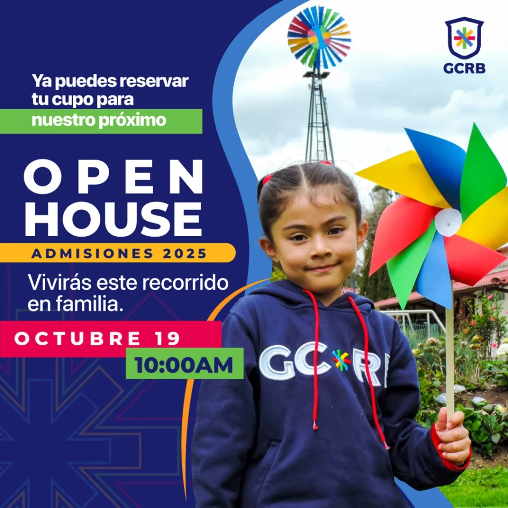 Invitación al Open House del Colegio Bilingüe Internacional Gimnasio Campestre Reino Británico