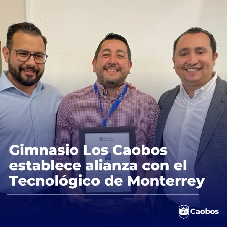 Gimnasio Los Caobos firma alianza con el Tecnológico de Monterrey