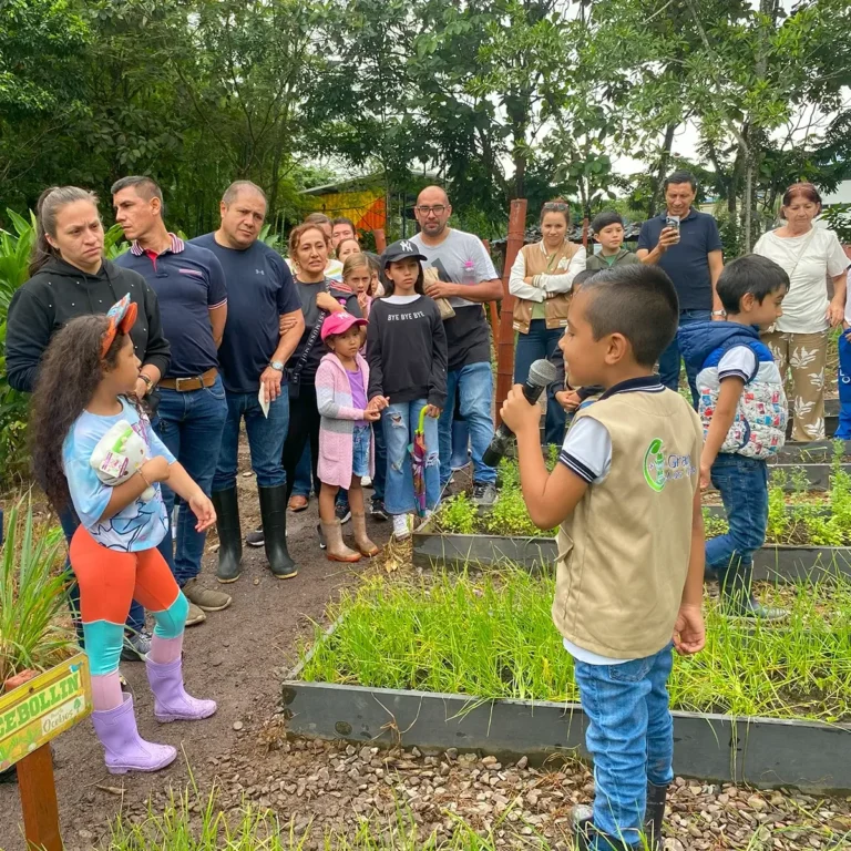 Inauguración de granja Los Ocobos del  Gimnasio Los Ocobos (Villavicencio)