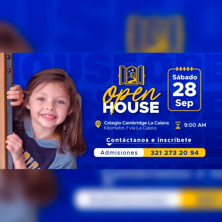 Open House 28 de septiembre en el Colegio Cambridge (La Calera)