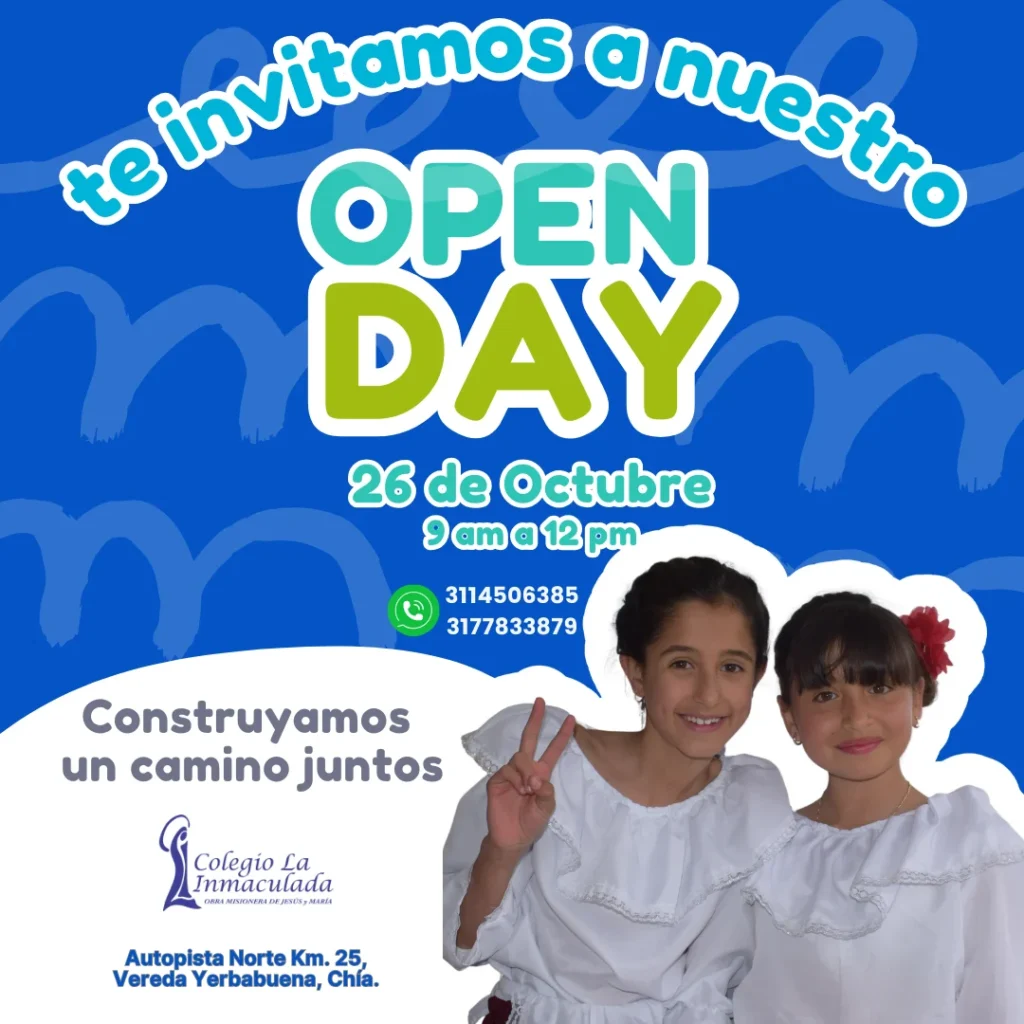 Open Day en el Colegio La Inmaculada de Chía