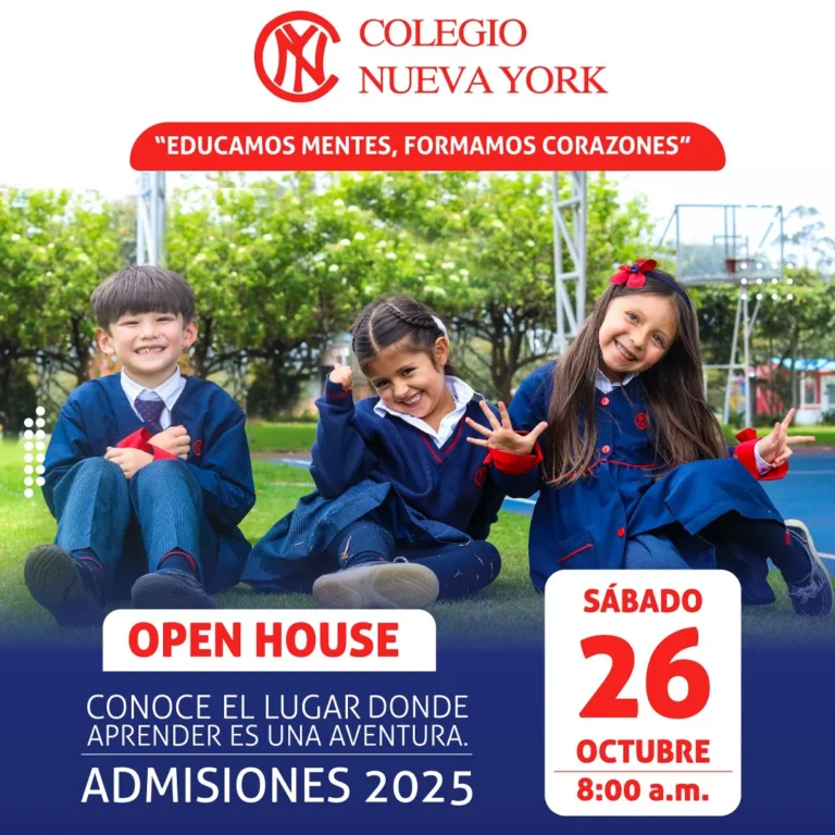 Participa en el Open house: Visita el Colegio Nueva York y conoce su oferta educativa