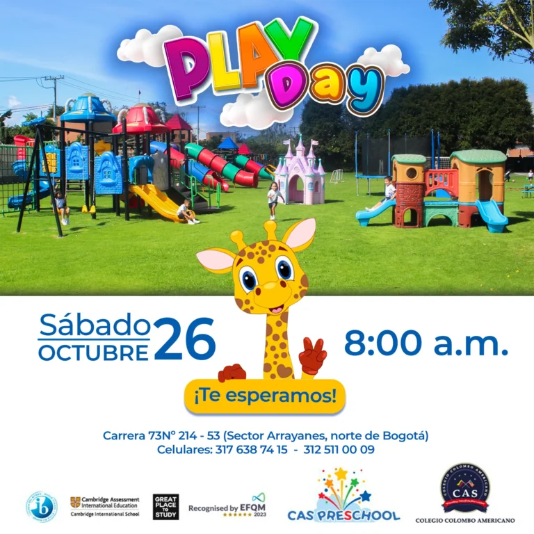 Participa en el Play Day CAS en el Colegio Colombo Americano