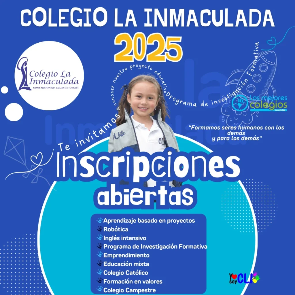 Inscripciones abiertas para el ciclo escolar 2025 en el Colegio La Inmaculada