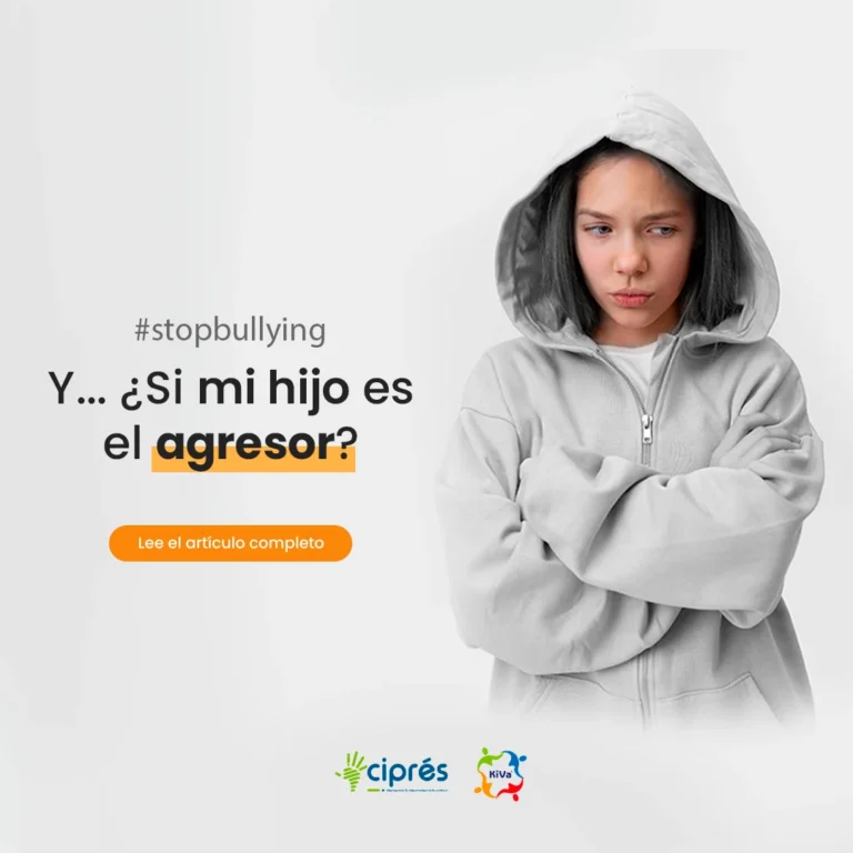 ¿Cómo actuar si mi hijo es el agresor?