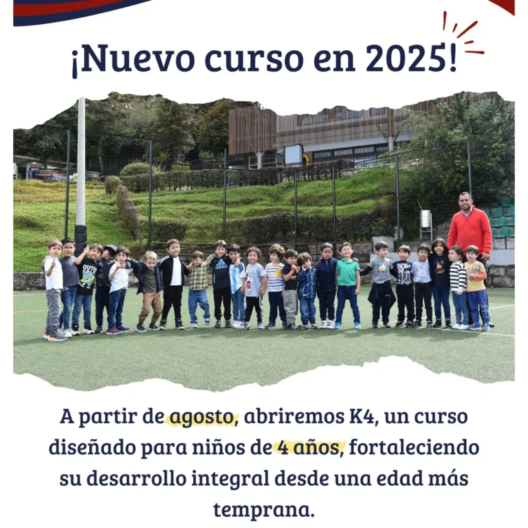 Nuevo curso en 2025 en el Gimnasio de Los Cerros de Bogotá
