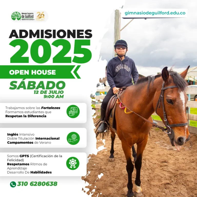 Charla informativa de julio en el Gimnasio Campestre de Guilford