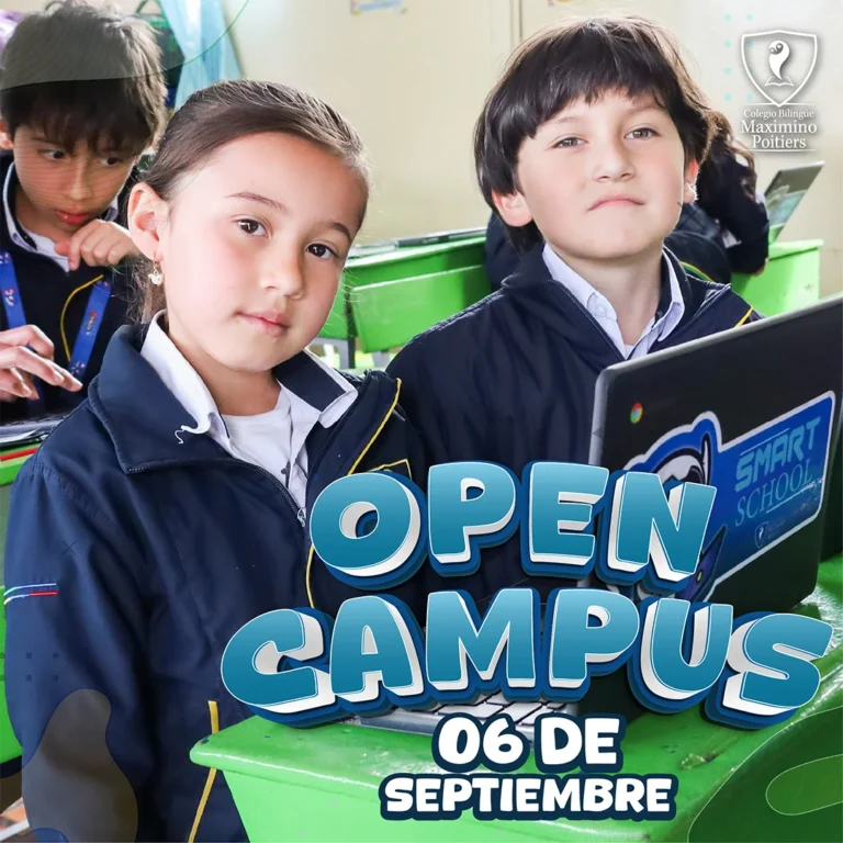Participa en el Open Campus de septiembre del Colegio Bilingüe Maximino Poitiers de Bogotá