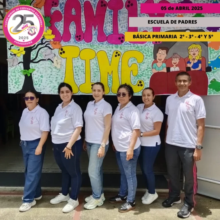 Tiempo en familia en el Liceo Miguel de Cervantes Saavedra de Fusagasugá
