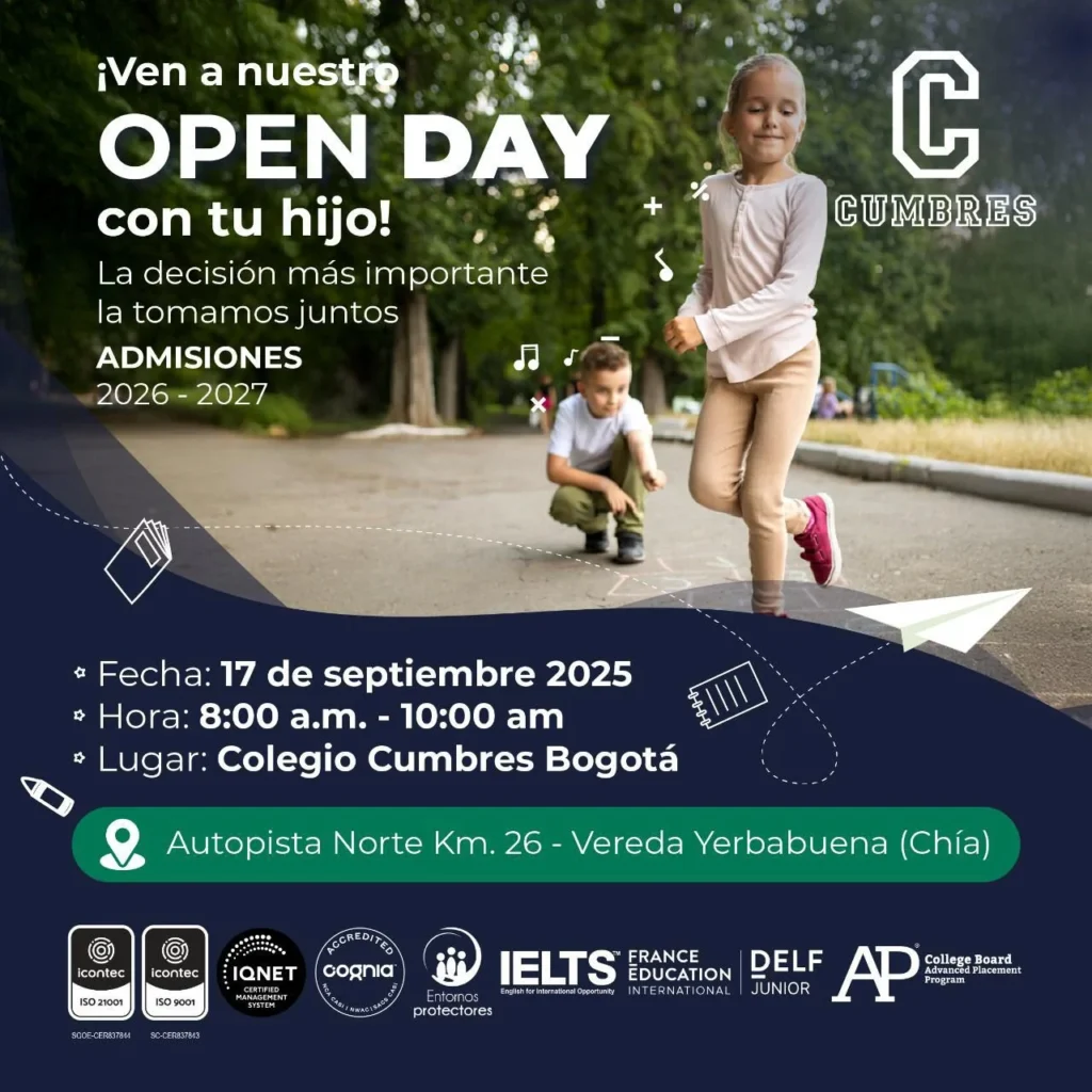 colegio cumbres bogota open day septiembre