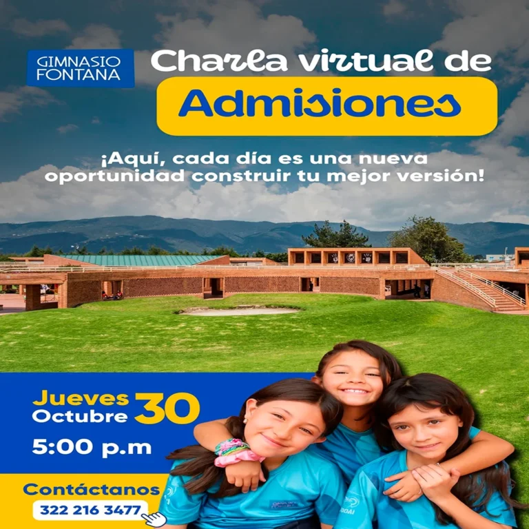 Charla virtual Gimnasio Fontana de Bogotá: construye tu mejor versión