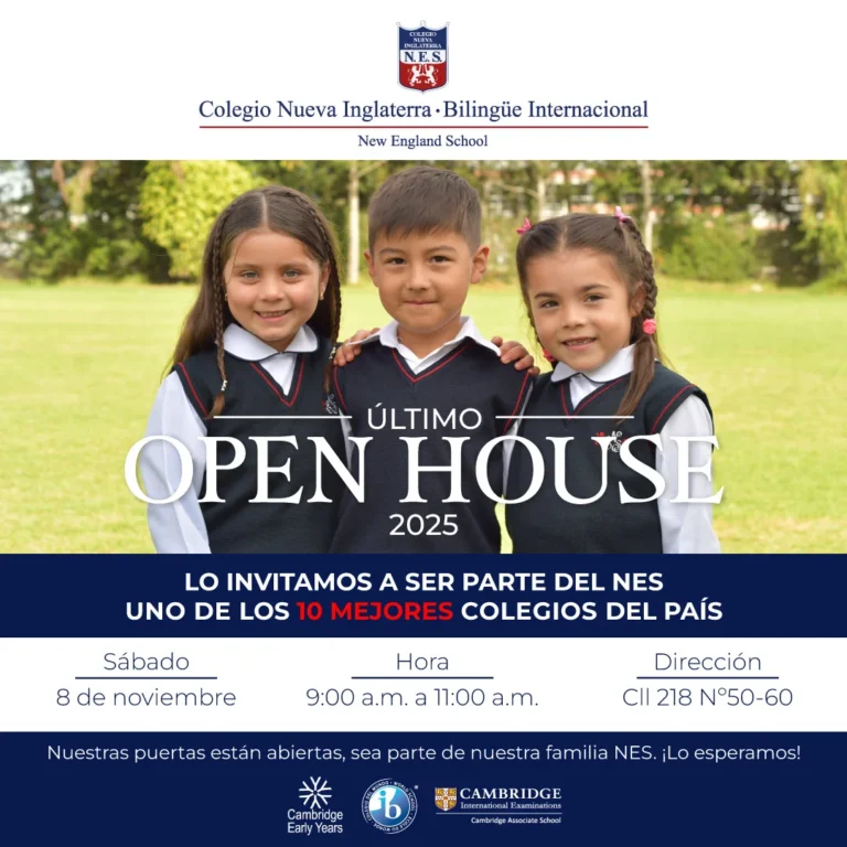 Último Open House 2025 del Colegio Nueva Inglaterra de Bogotá