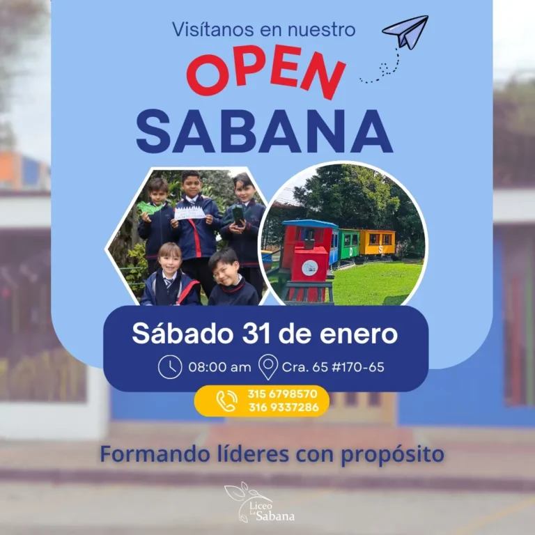 Open Sabana del Liceo La Sabana de Bogotá: vive la experiencia