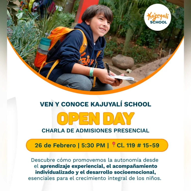 Open Day Kajuyalí School de Bogotá: educación para la vida