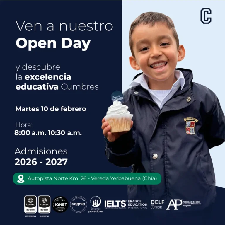 Vive la Experiencia del Colegio Cumbres de Chía en familia