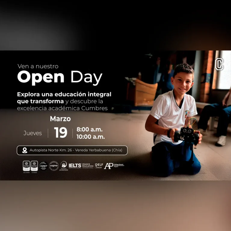 Open Day Colegio Cumbres de Chía en familia