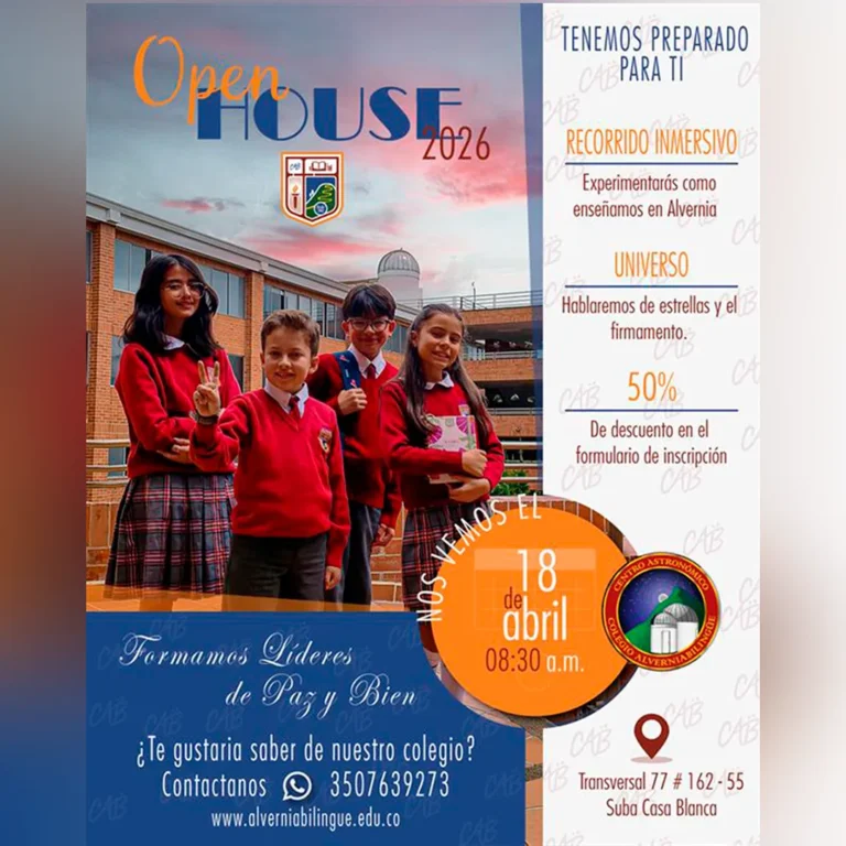 Open House Colegio Alvernia Bilingüe de Bogotá: vive su experiencia educativa