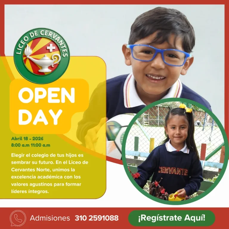 Open Day Liceo de Cervantes Norte de Bogotá: conoce su propuesta educativa