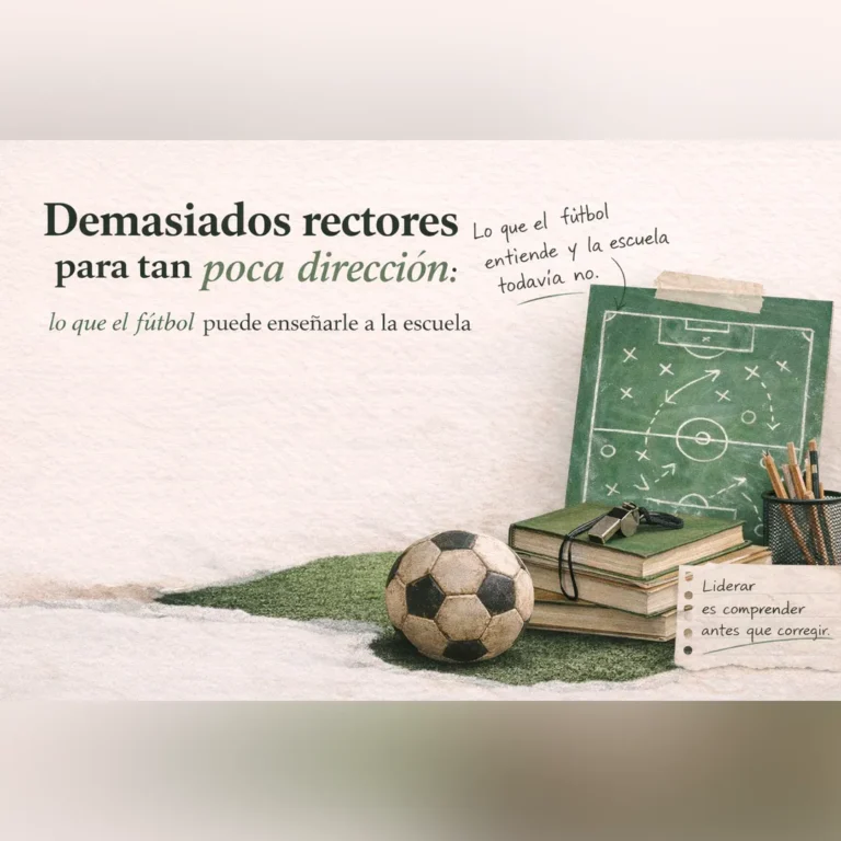 ¿Demasiados rectores y poca dirección? Gimnasio de los Andes de Ubaté analiza el liderazgo educativo desde el fútbol