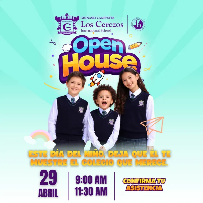 Open House Gimnasio Campestre Los Cerezos de Cajicá: descubre un colegio que forma seres humanos felices