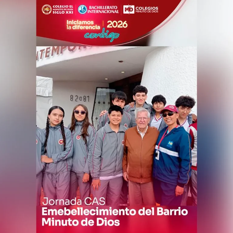 Colegio El Minuto de Dios Siglo XXI de Bogotá: estudiantes lideran voluntariado