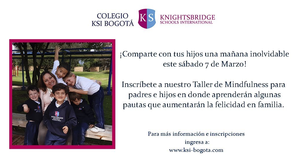 Taller mindfulness colegio KSI bogota