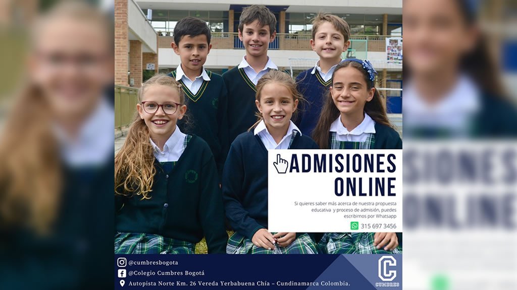 admisiones colegio cumbres bogota