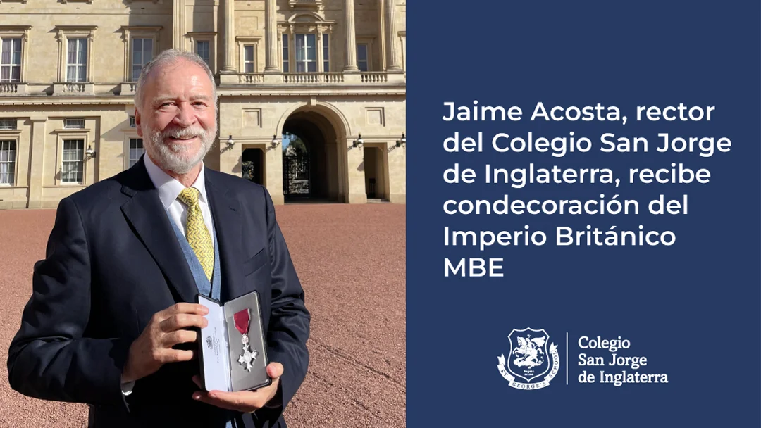 Rector del Colegio San Jorge de Inglaterra recibe condecoración del Imperio Británico MBE