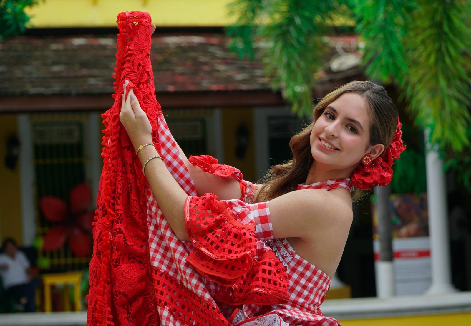 En el Colegio Británico Internacional (Barranquilla) se encuentra la Reina del Carnaval Infantil 2024, Samia Maloof Habib