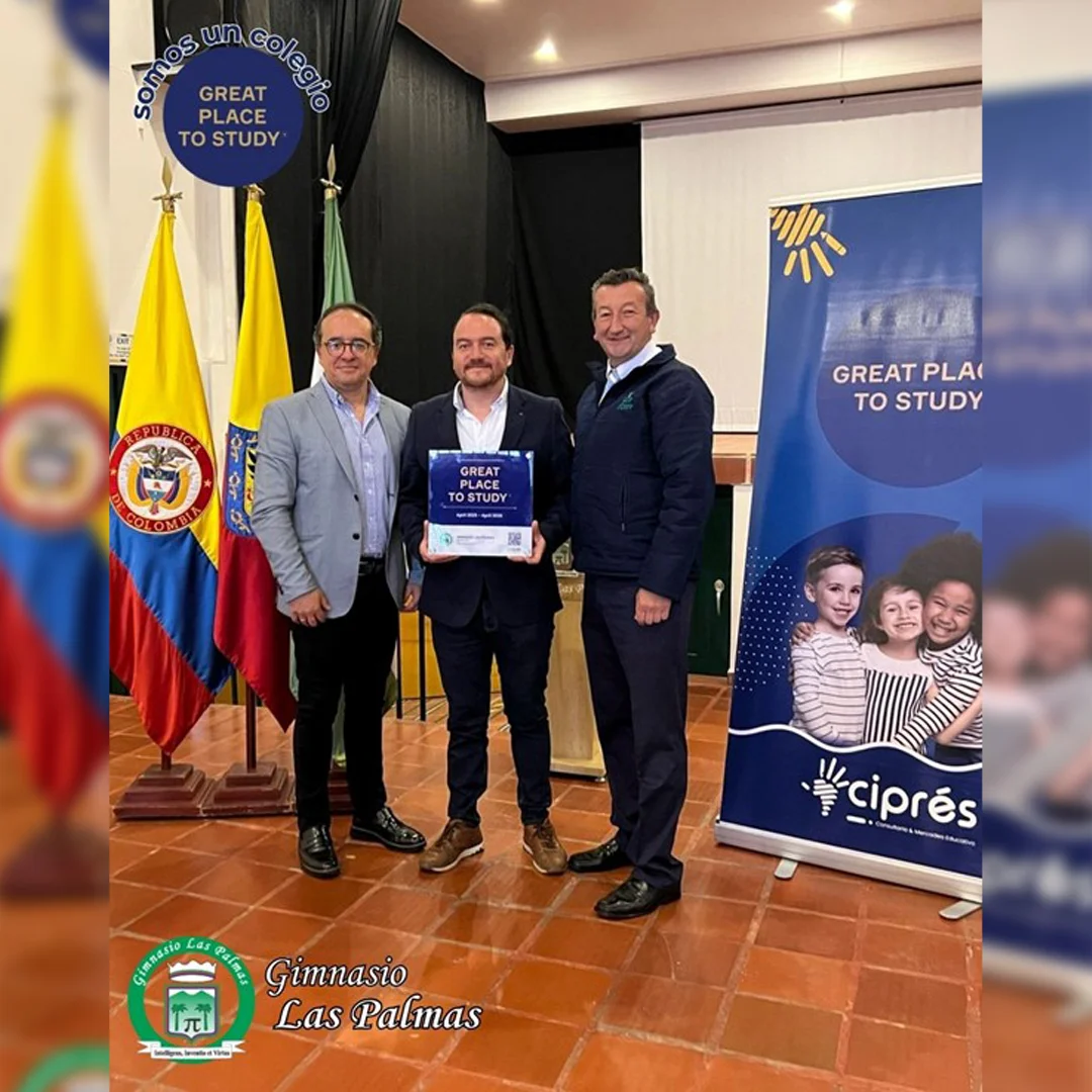 Gimnasio Las Palmas de Bogotá entre los top 50 Great Place to Study de Colombia