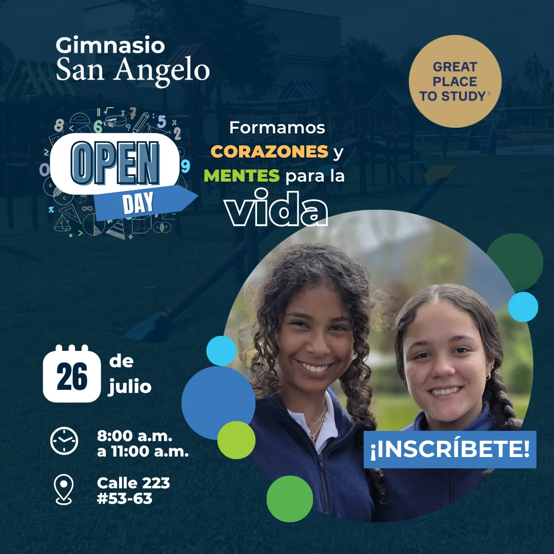 Vive el Open day de julio del Gimnasio San Angelo de Bogotá