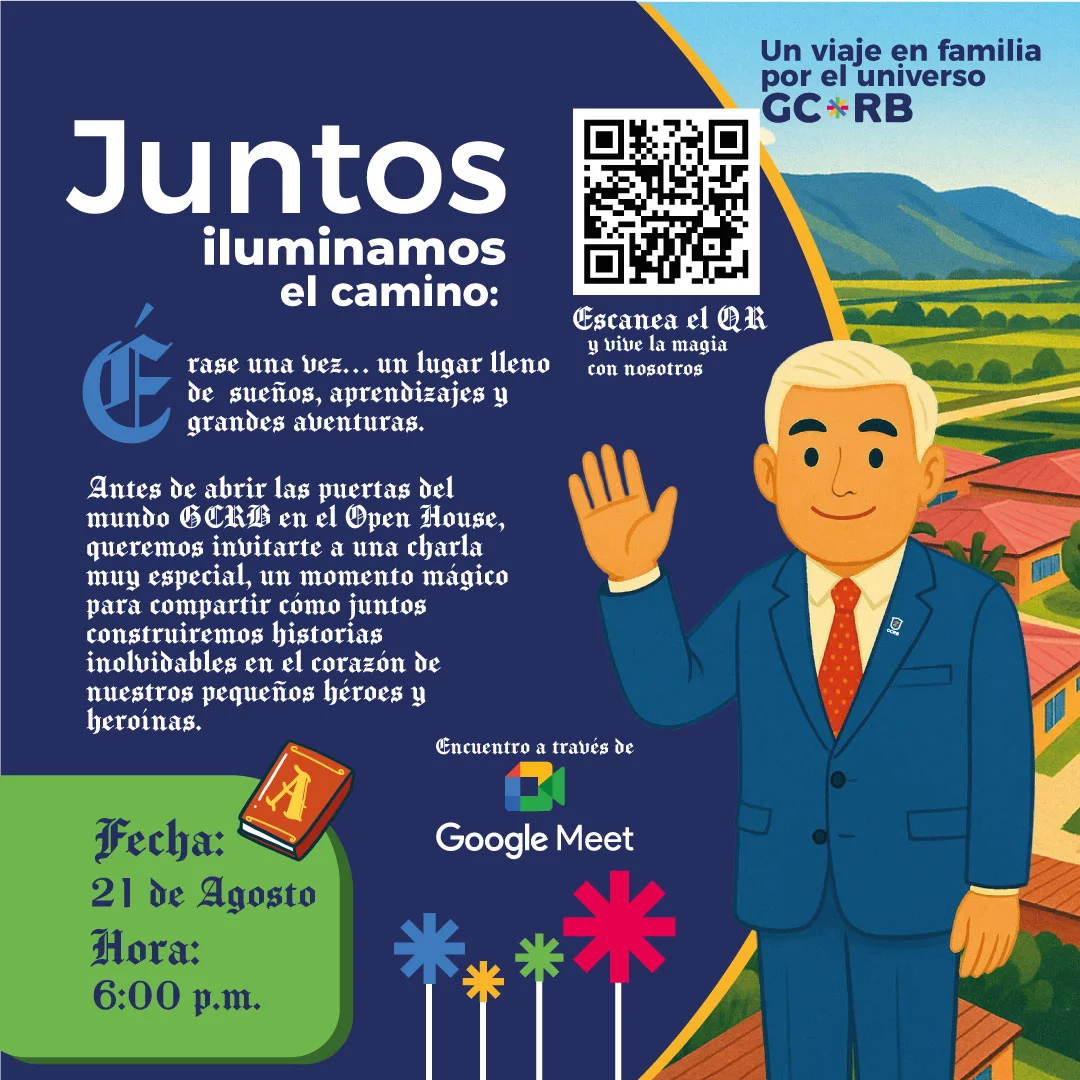 Participa en la charla virtual de agosto del Gimnasio Campestre Reino Británico de Tenjo