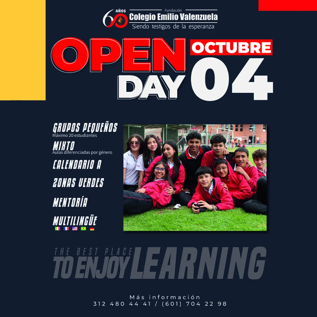 Open day del Colegio Emilio Valenzuela en octubre 2025