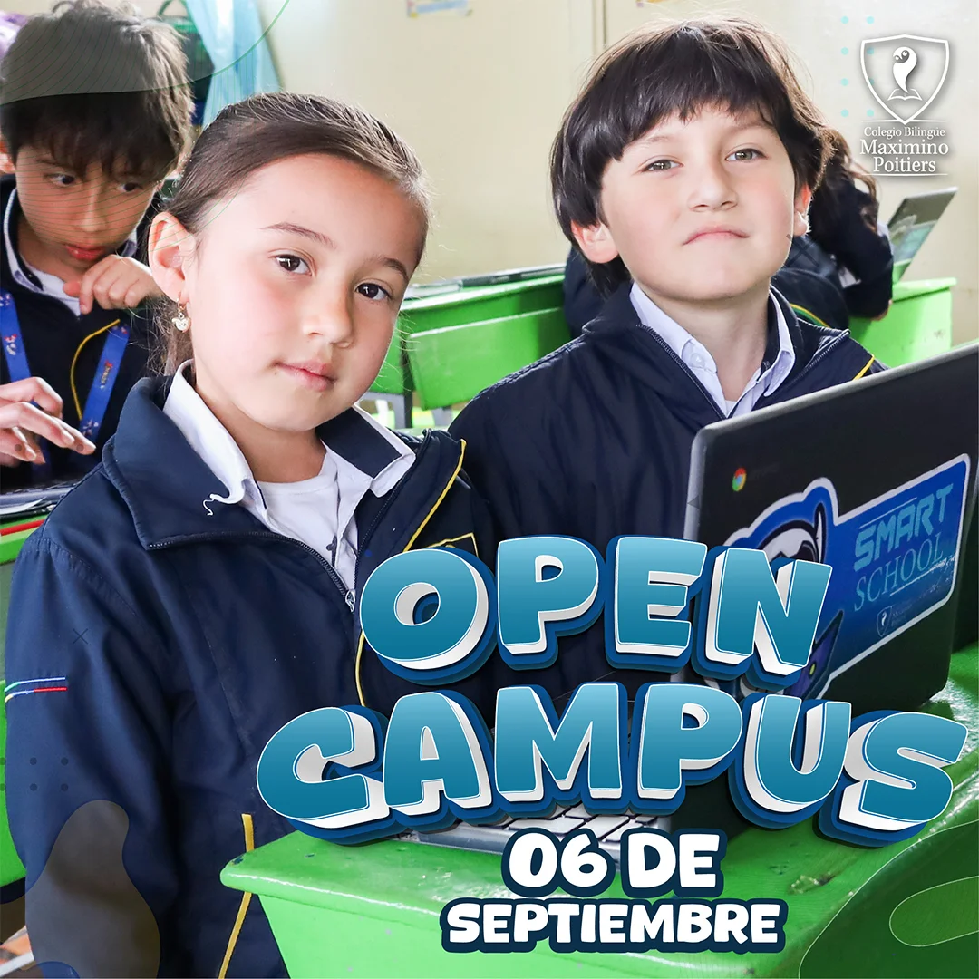 Participa en el Open Campus de septiembre del Colegio Bilingüe Maximino Poitiers de Bogotá