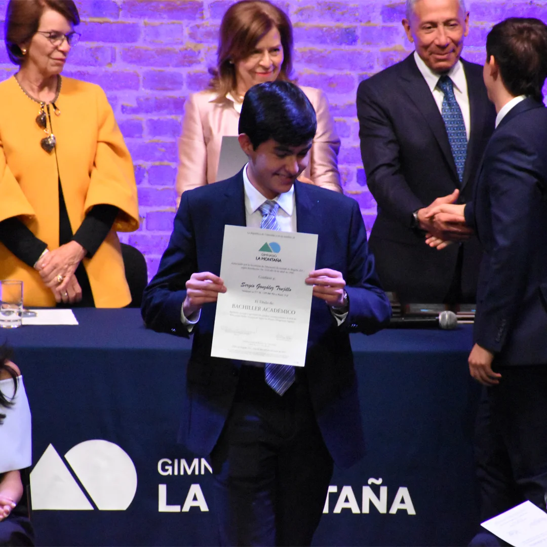 Discurso de grado de estudiante del Gimnasio La Montaña de Bogotá