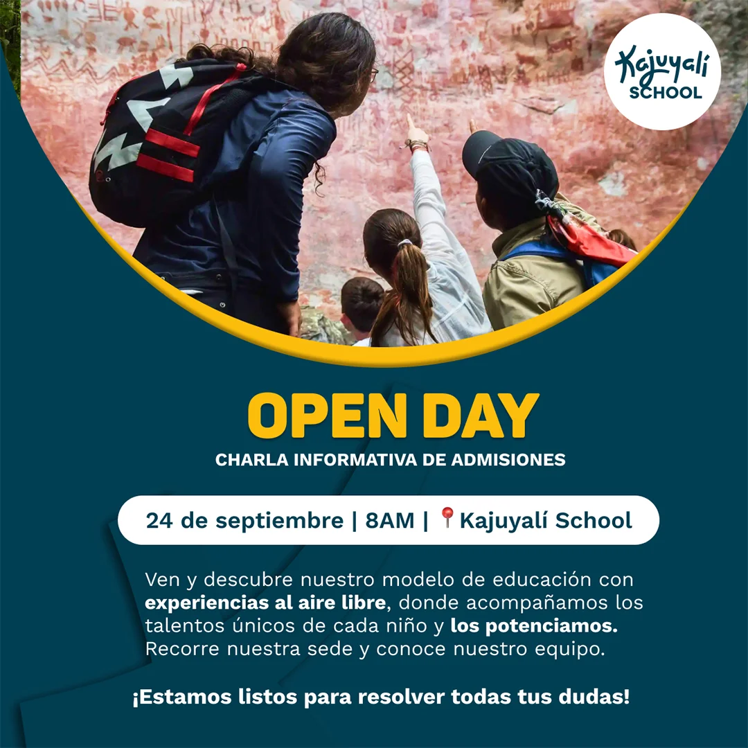 Open day en el Kajuyalí School de Bogotá: vive la experiencia educativa
