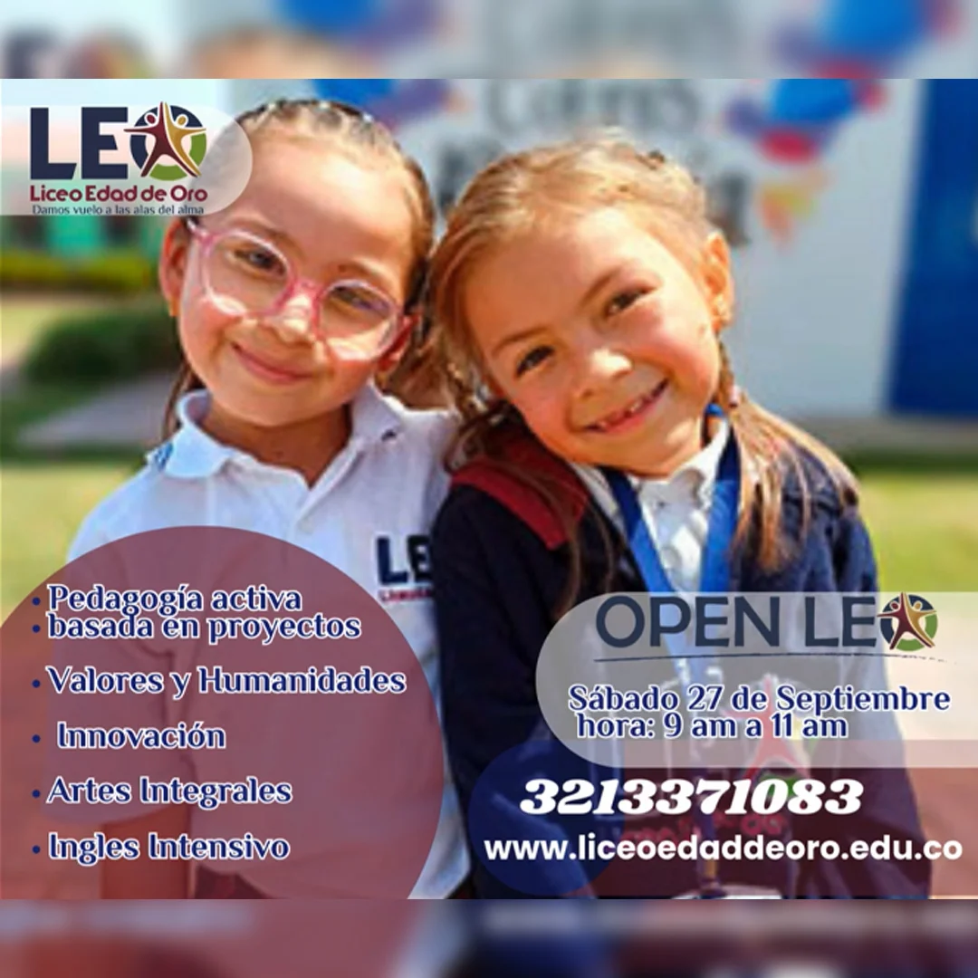 Open LEO: Liceo Edad de Oro te invita a su evento en septiembre