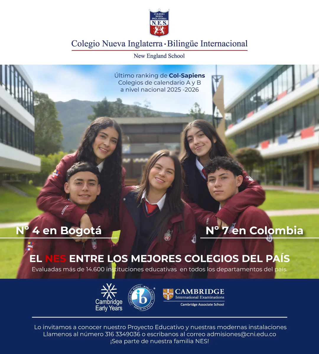Colegio Nueva Inglaterra (Bogotá): entre los mejores del país