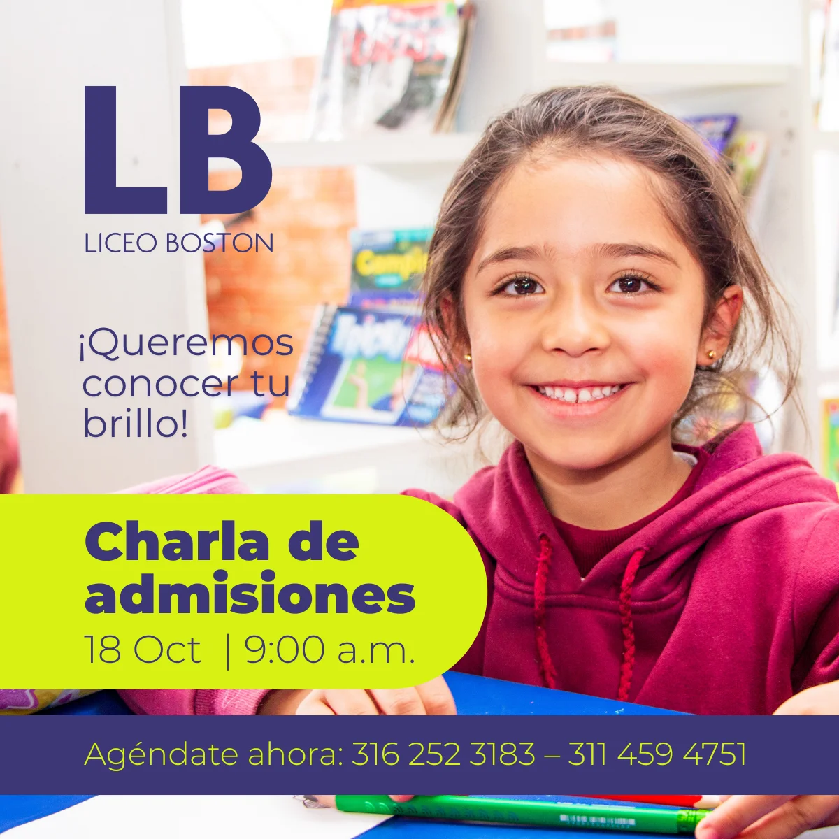 En el Liceo Boston de Bogotá tu hijo no necesita encajar, necesita brillar