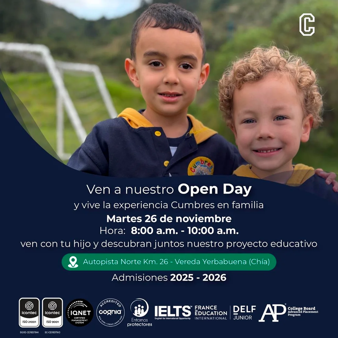 Vive la experiencia del Colegio Cumbres de Chía en familia